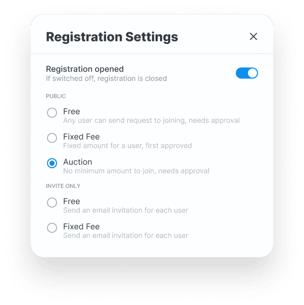 joining settings