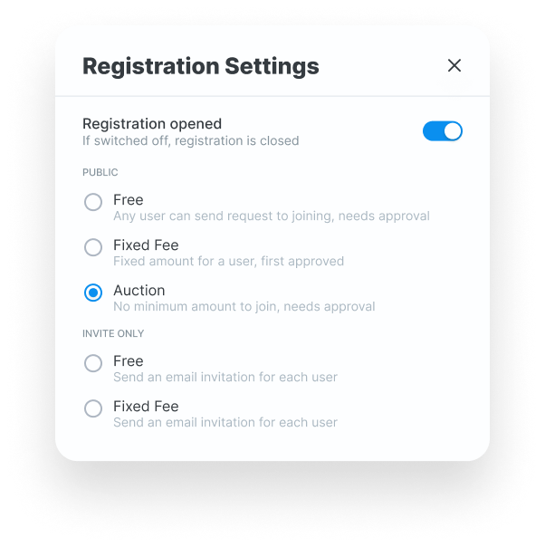joining settings